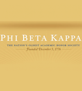 Congratulations to the Mathematics Concentrators Elected to Phi Beta Kappa